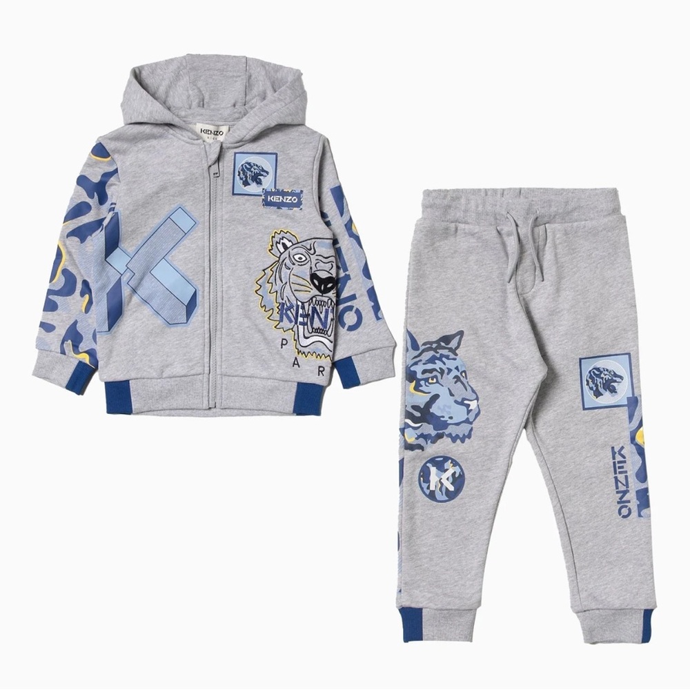 Kenzo Kids Gray Tracksuit